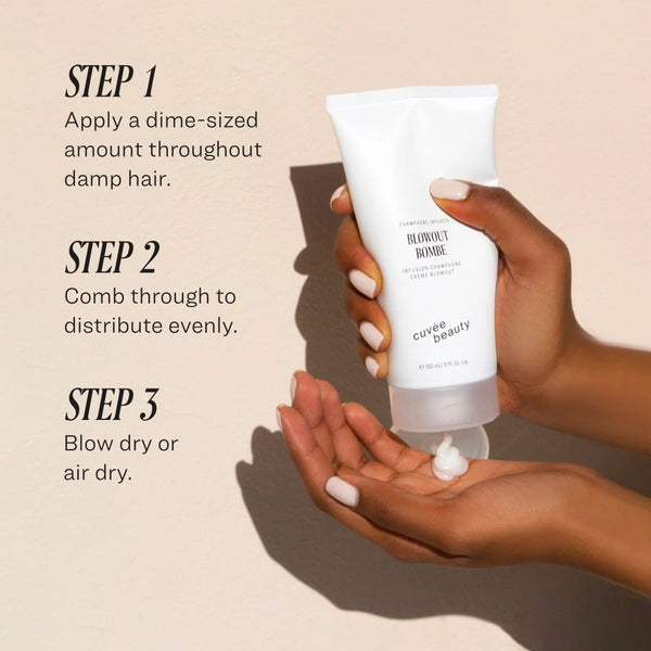 Blowout Bombe - Cuvée Beauty - premium champagne infused haircare