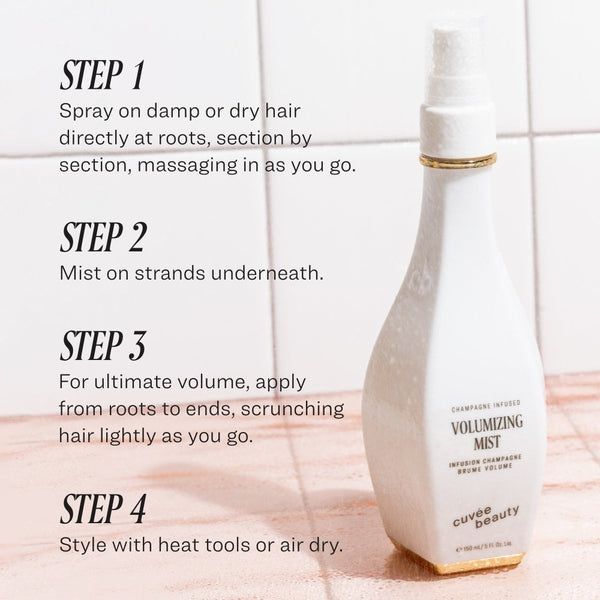 Volumizing Mist - Cuvée Beauty - premium champagne infused haircare