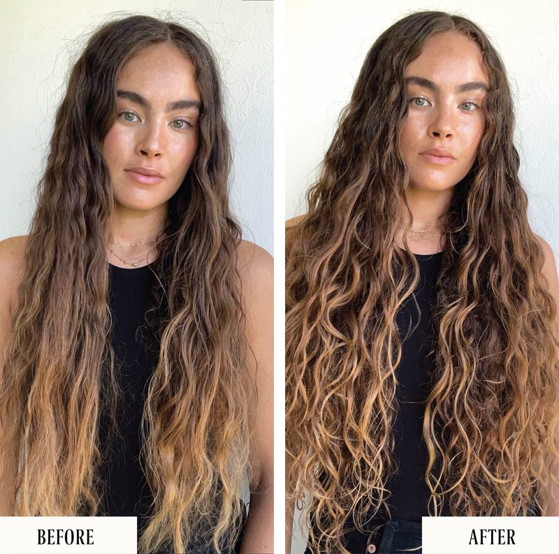 Before and After One Use of Cuvee Products