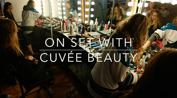 On Set With Cuvée Beauty