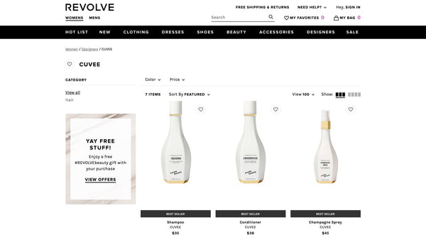 CHECK OUT CUVÉE ON REVOLVE BEAUTY! - Cuvée Beauty