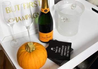 PUMPKIN CHAMPAGNE COCKTAIL RECIPE - Cuvée Beauty