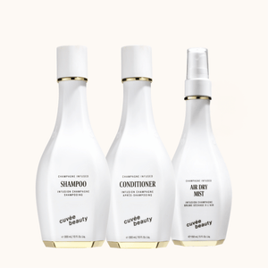3 Step Air Dry Essentials - Cuvée Beauty - premium champagne infused haircare