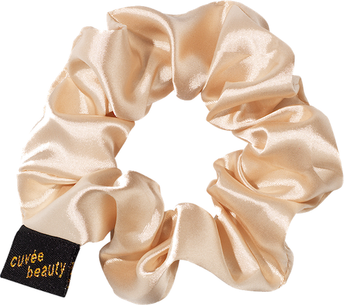 Champagne Silk Scrunchie